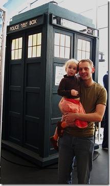 me and Alice by the Tardis